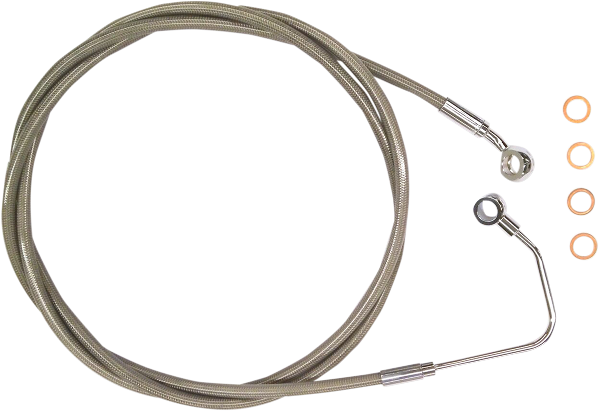 Magnum shielding Brake Line - Upper - XR - Stainless Steel Harley Davidson