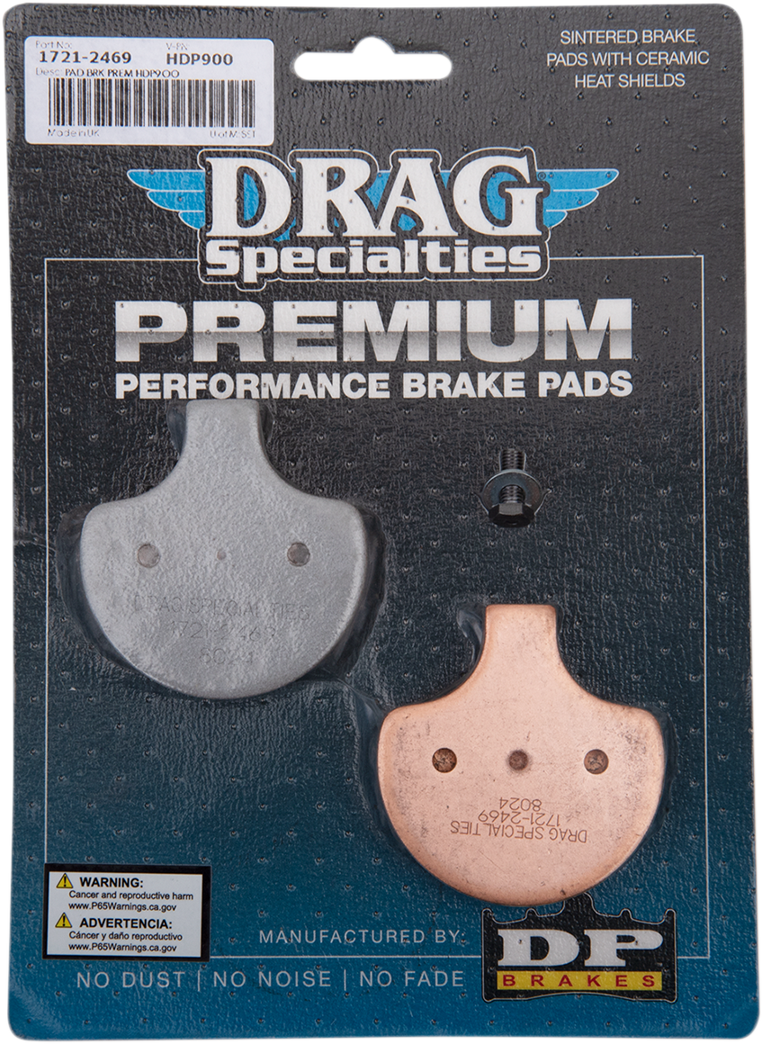 Drag specialties Sintered Brake Pads - Harley-Davidson Harley Davidson