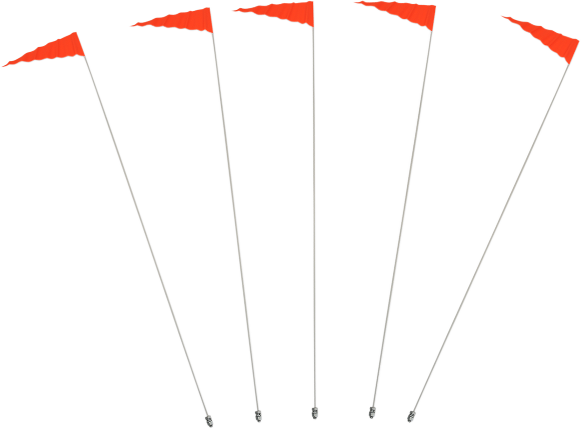 Safety vehicle emblem Flag with Fiberglass Pole