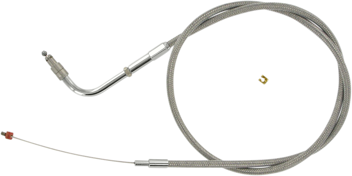 Barnett Stainless Steel Throttle Cable For Harley Softail 2001-2015