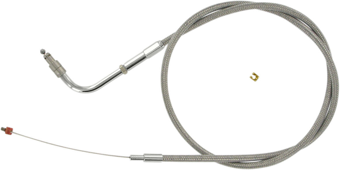 Barnett Stainless Steel Throttle Cable For Harley Softail 2001-2015