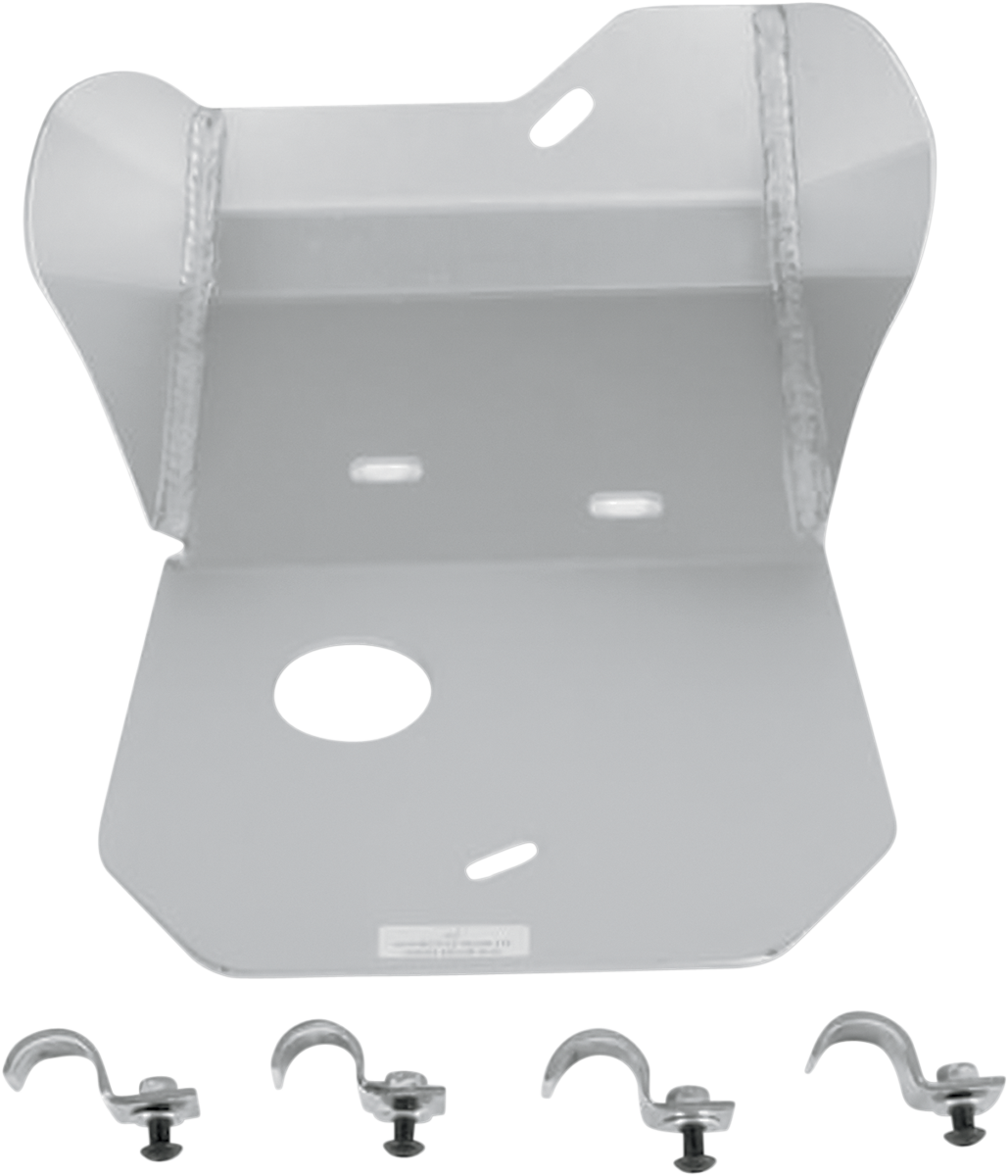Moose offroad Skid Plate - Silver - Honda - XR250R