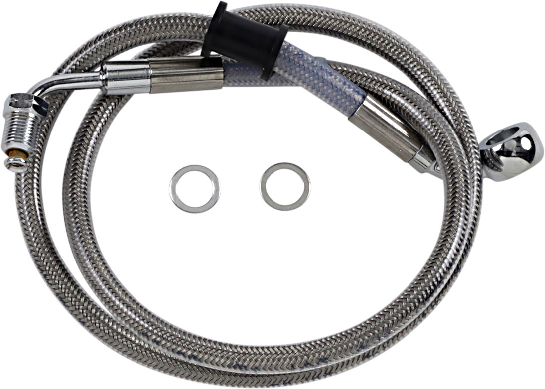 Drag Specialties Extended Length Stainless Steel Brake Line