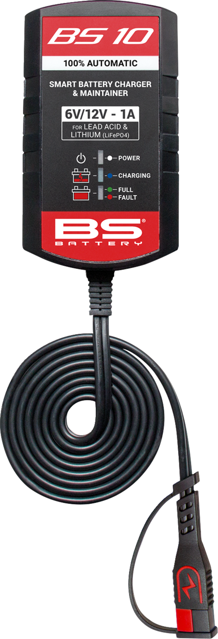 BS BATTERY BS10 Smart Battery Charger & Maintainer