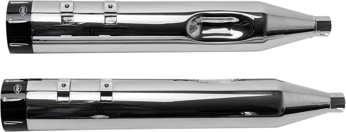 S&S Cycle 4.5" MK45 Tracer Slip-On Mufflers For Harley Touring 1995-2016