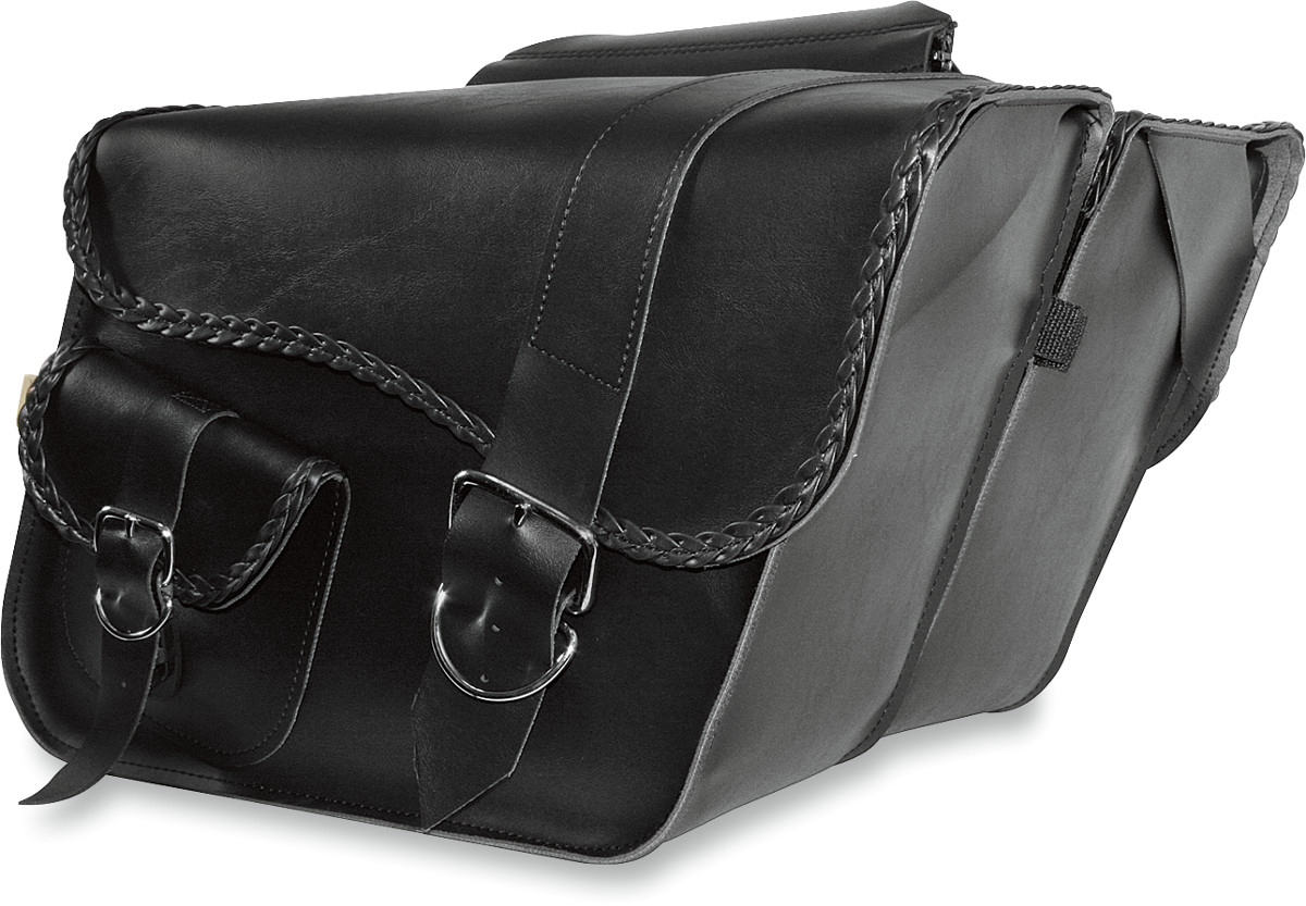 WILLIE & MAX LUGGAGE Ranger Braided Super Slant Saddlebags