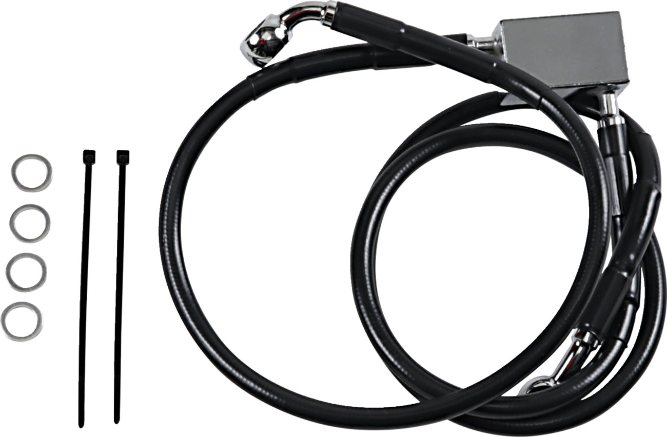 Drag Specialties Rear Brake Line Kit For Non-ABS Harley Softail 2000-2003