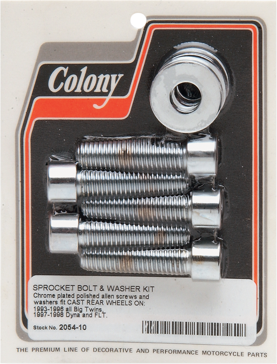 COLONY Rotor, Sprocket and Belt Mounting Hardware Kit