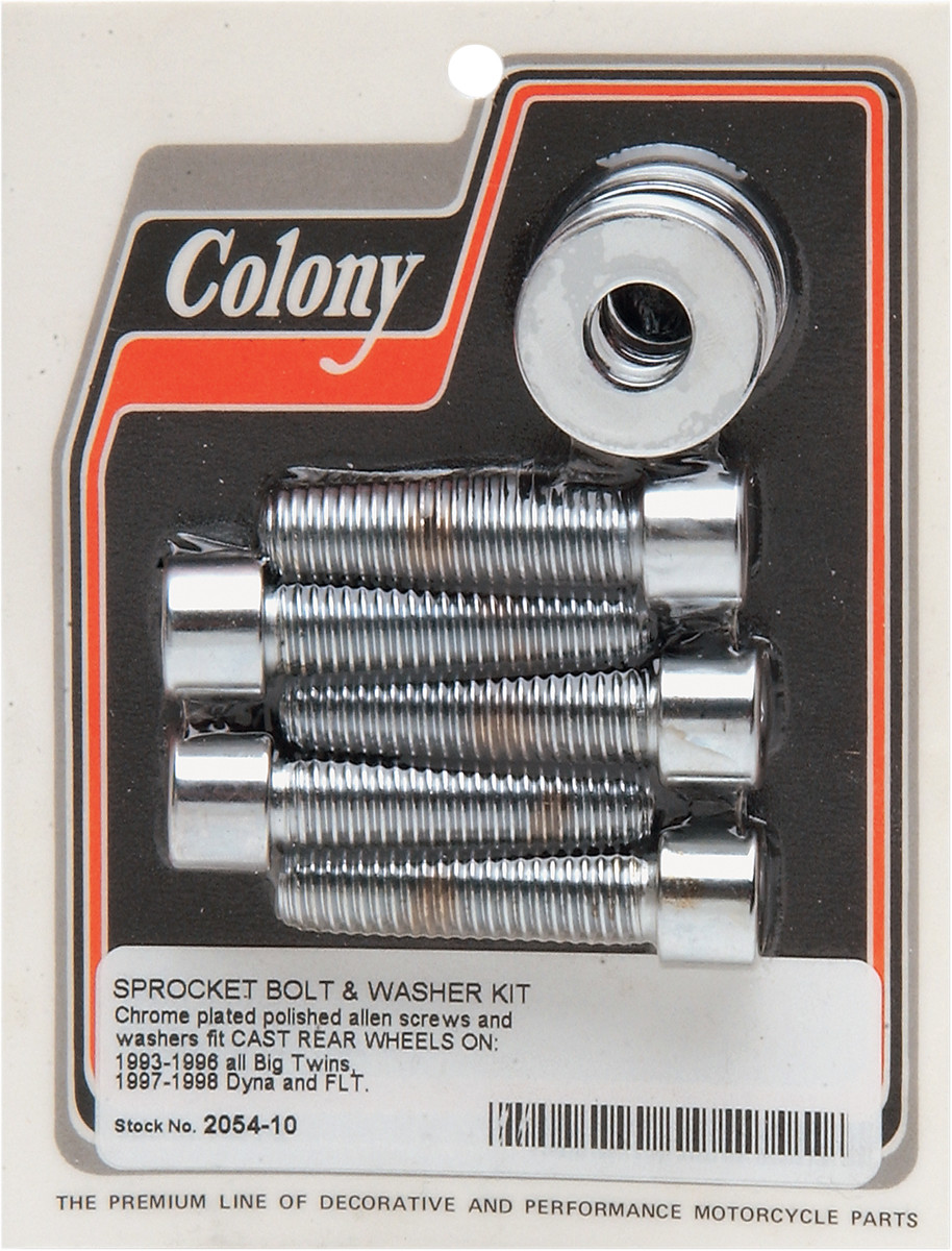 COLONY Rotor, Sprocket and Belt Mounting Hardware Kit