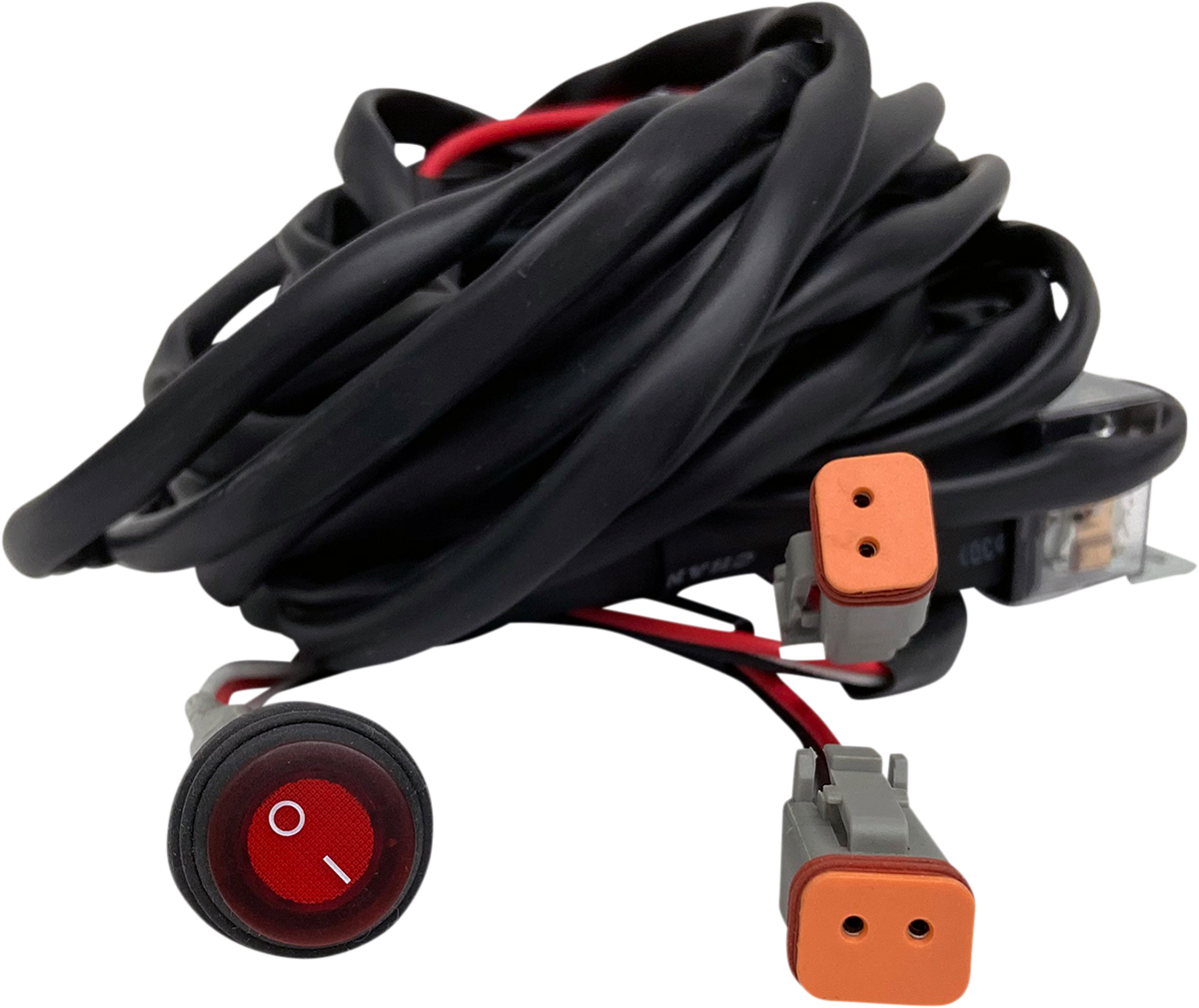 RIVCO PRODUCTS Round Lighted On/Off Switch Wiring Harness