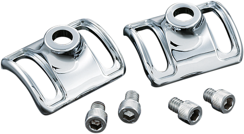 Kuryakyn Chrome 3" Universal Engine Guard Motorcycle Driving Lights