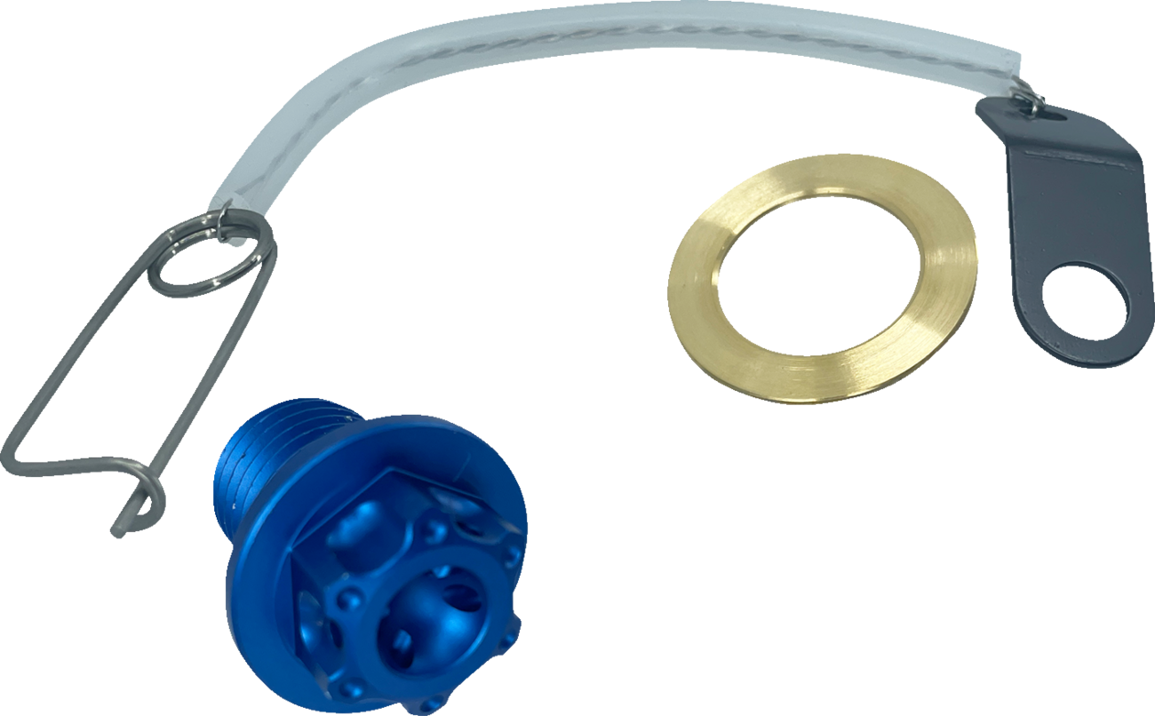 Psr Magnetic Drain Plug - M14 x 1.50 - Blue Yamaha