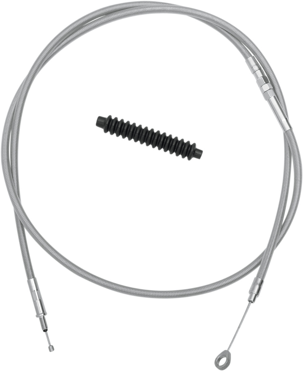 Drag Specialties High-Efficiency Braided Stainless Steel Clutch Cable