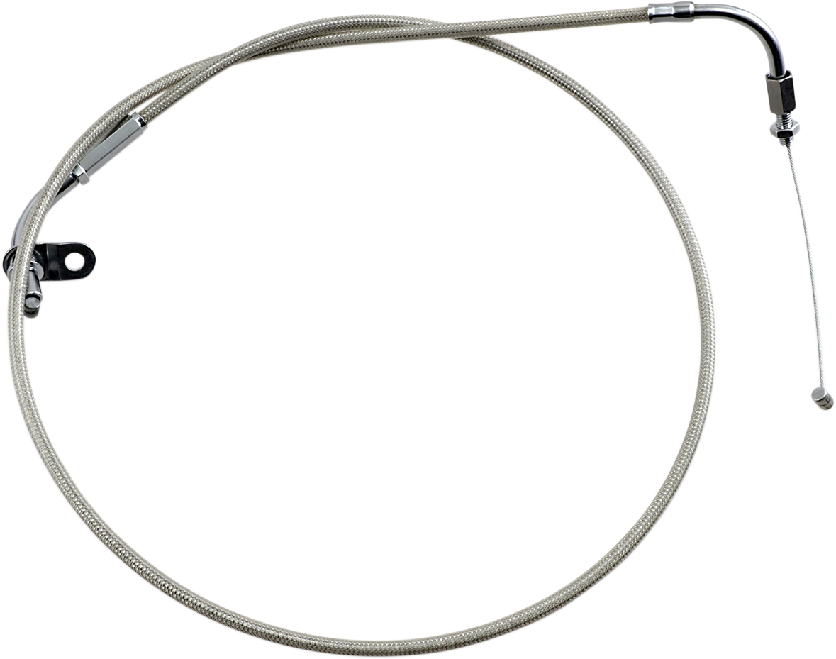 MOTION PRO Armor Coat Stainless Steel Throttle/Idle Cable for Cruisers