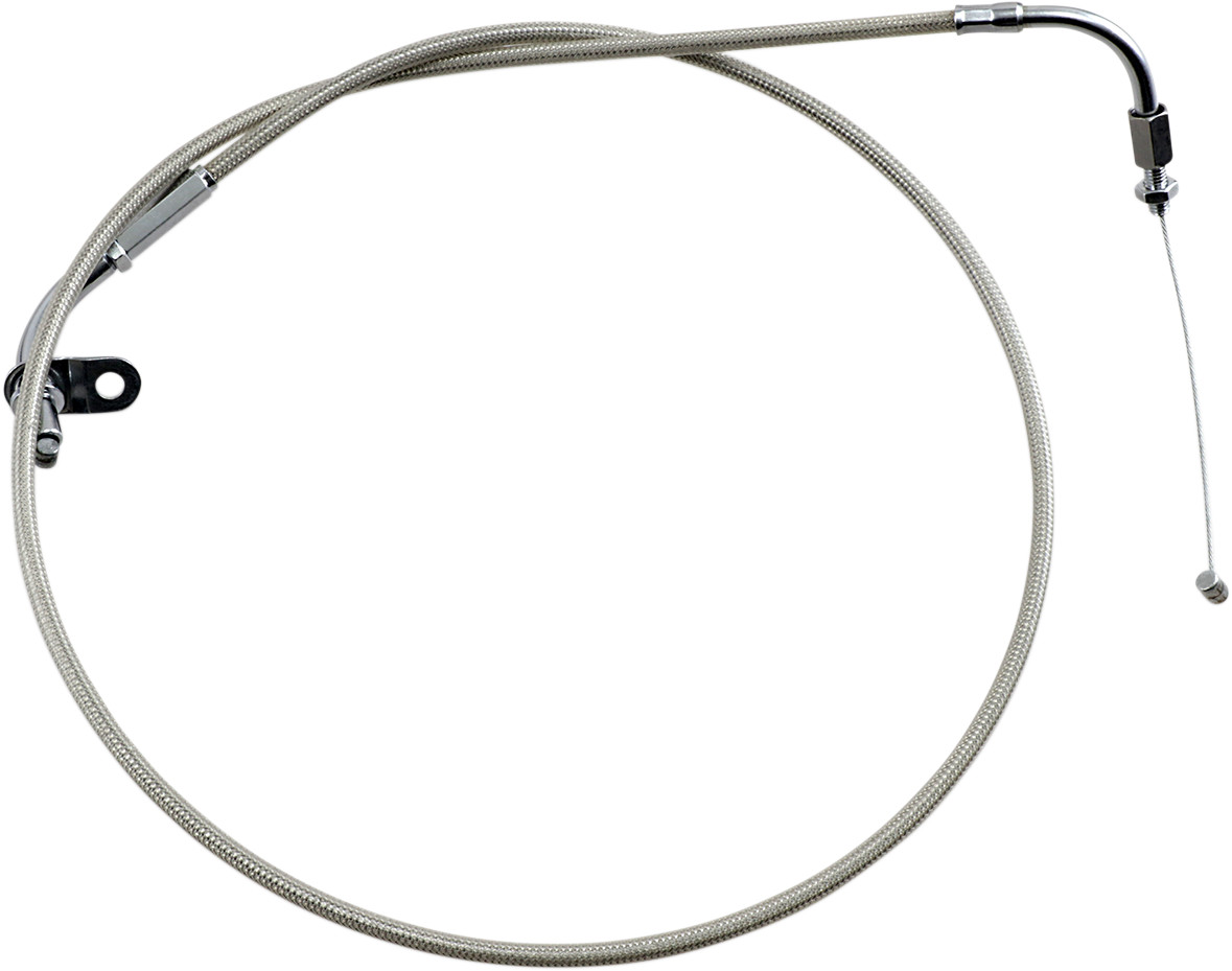 MOTION PRO Armor Coat Stainless Steel Throttle/Idle Cable for Cruisers