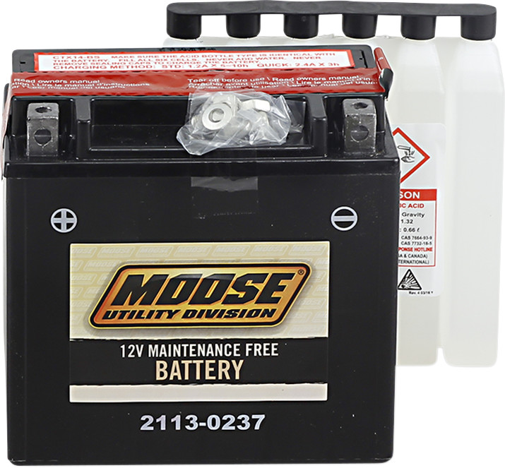 Moose Racing AGM Maintenance-Free Battery