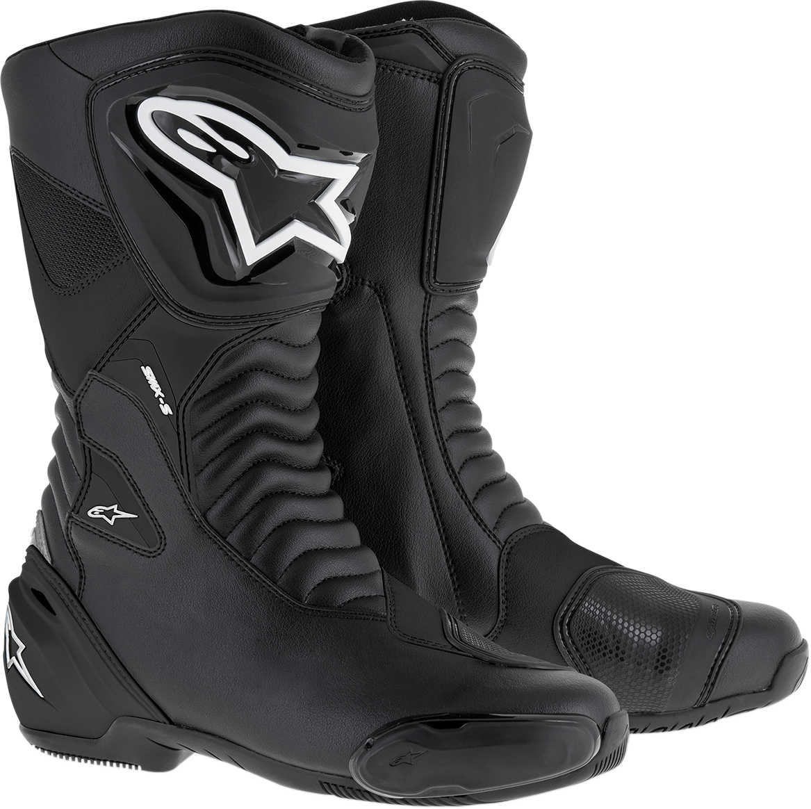 Alpinestars Mens S-MX S Black Textile Motorcycle Riding Street Racing Boots