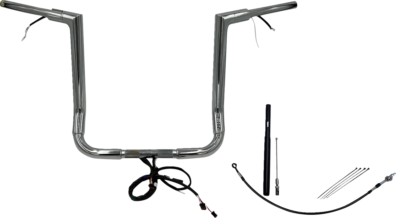 FAT BAGGERS INC. EZ Install Wired 1-1/2" Flat Top Handlebar Kit