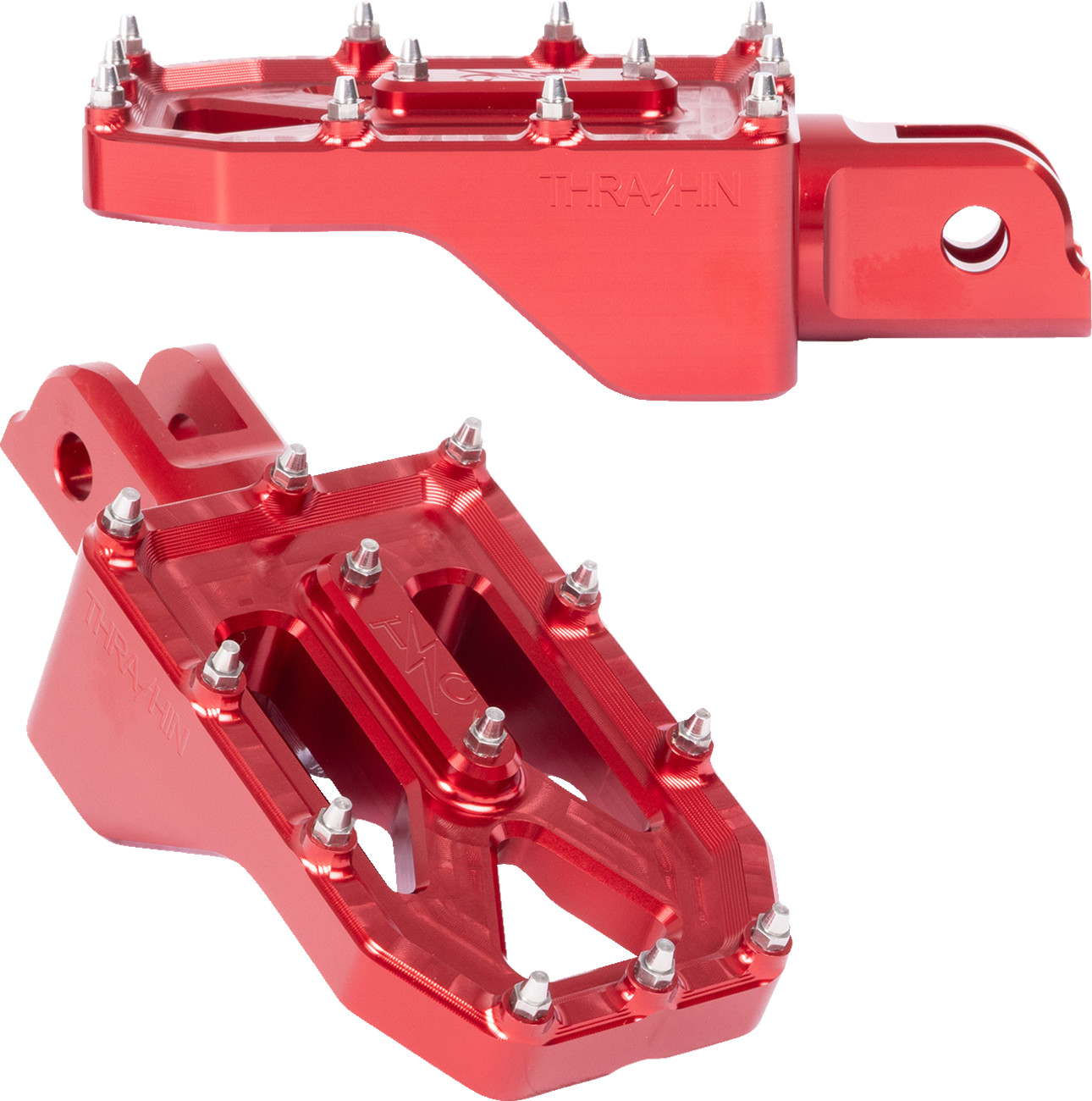 Thrashin Supply Co Aggressor Driver Foot Pegs For Harley Softail 2018-2026