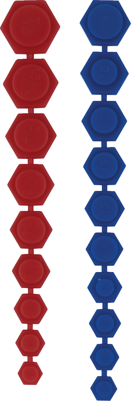 SAE/Metric Magnetic Socket Insert Set