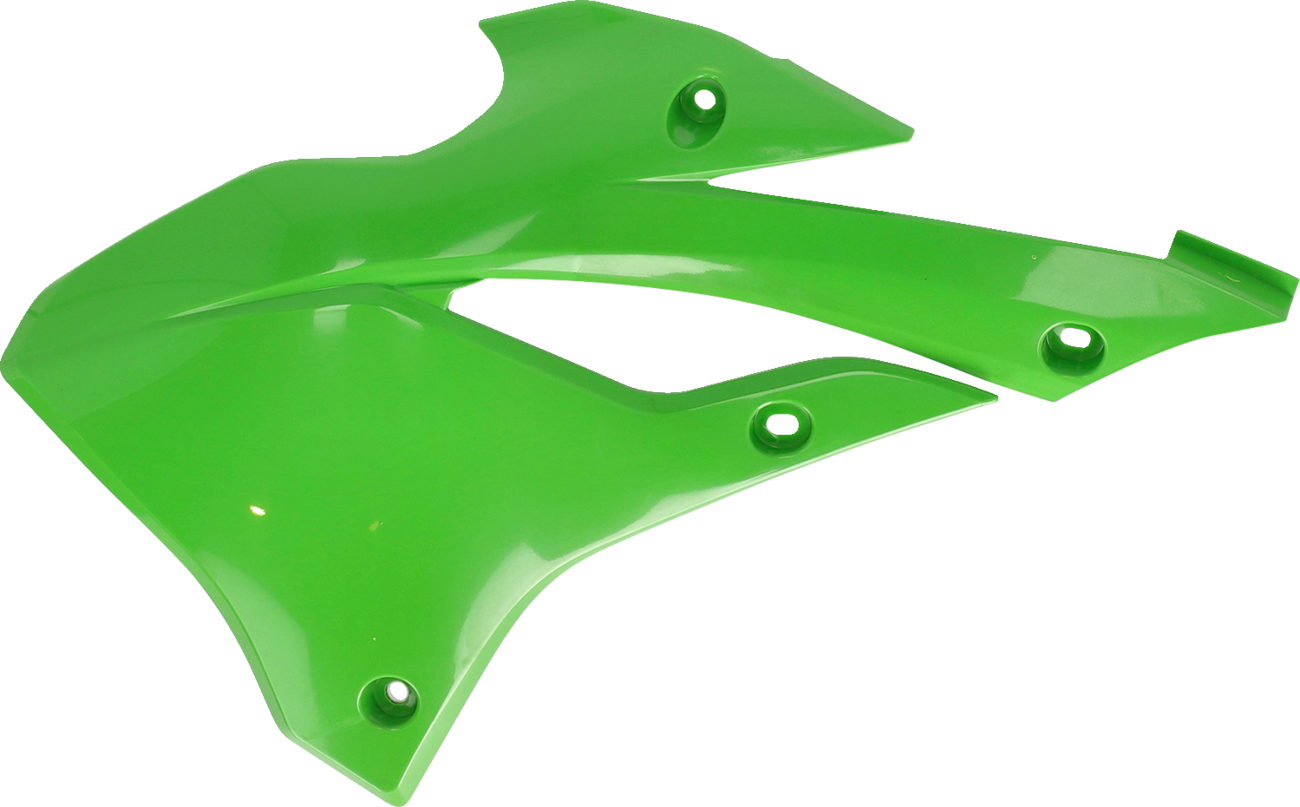 Acerbis Radiator Shrouds - Green 2022-2024 Kawasaki KX112 / 2022-2024 Kawasaki KX85