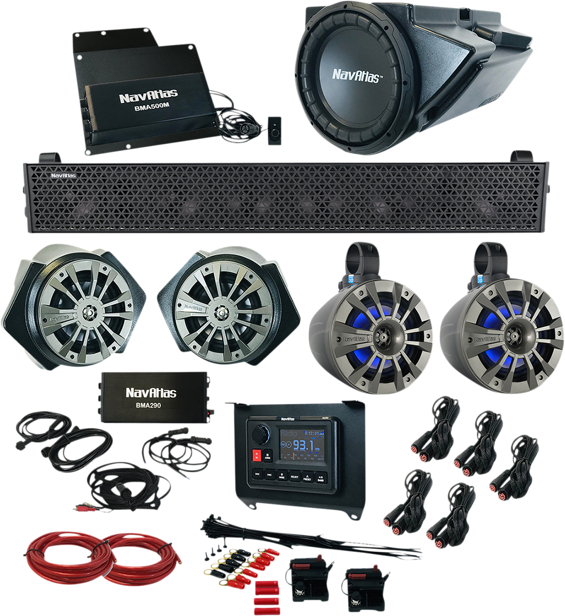 Navatlas Audio Kit Zone 5 for Polaris RZR