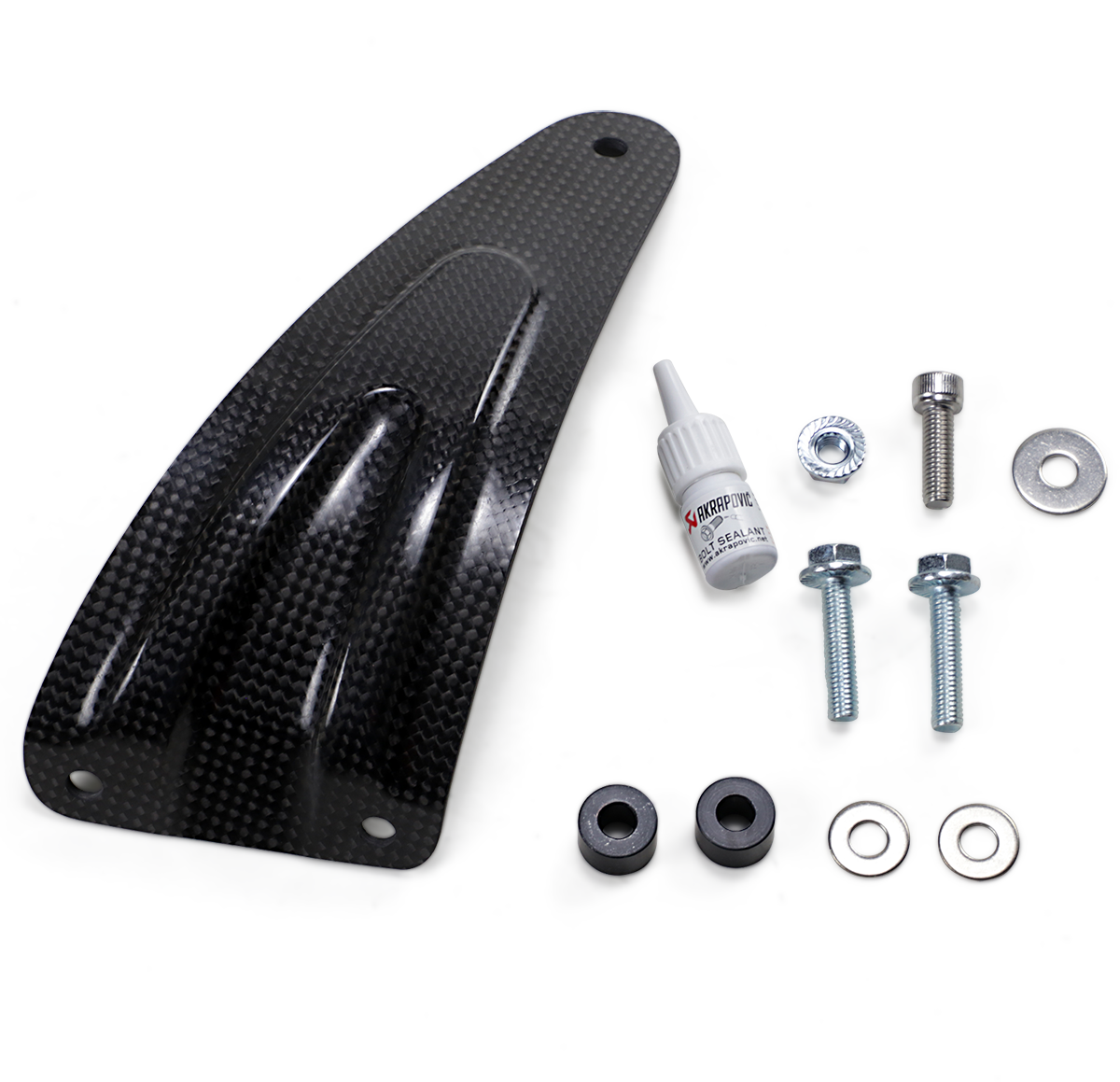 AKRAPOVIC (P-MBA10R7) Aprilia Replacement Exhaust Bracket | Muffler Bracket - Carbon Fiber - RSV4