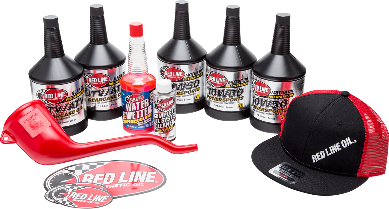 RED LINE SYNTHETIC OIL UTV/ATV 10W50 Powerpack