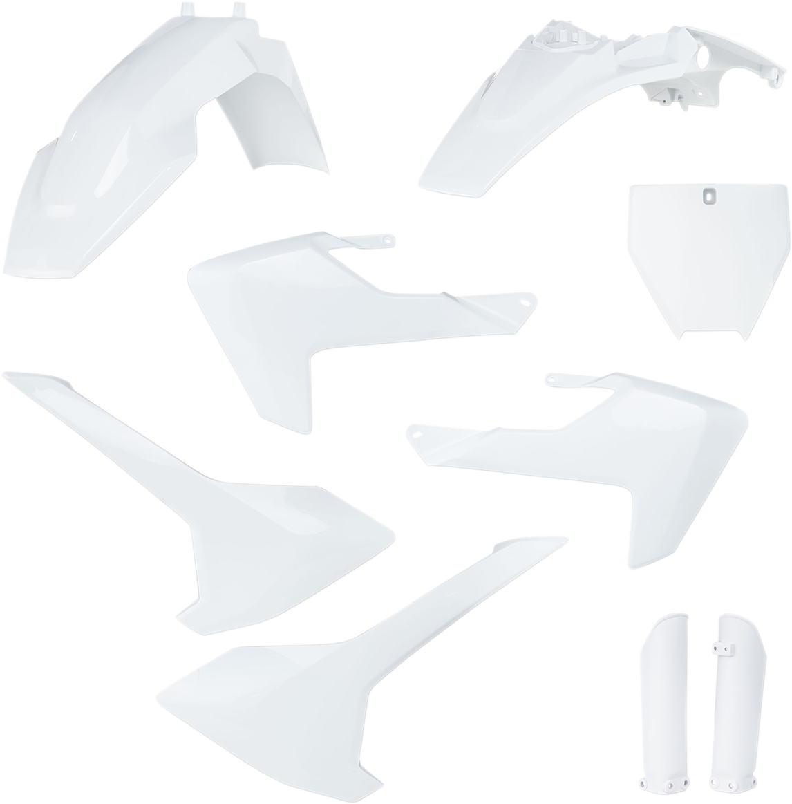 Acerbis Full Replacement Body Kit - '20 OEM White 2017-2024 Husqvarna TC65