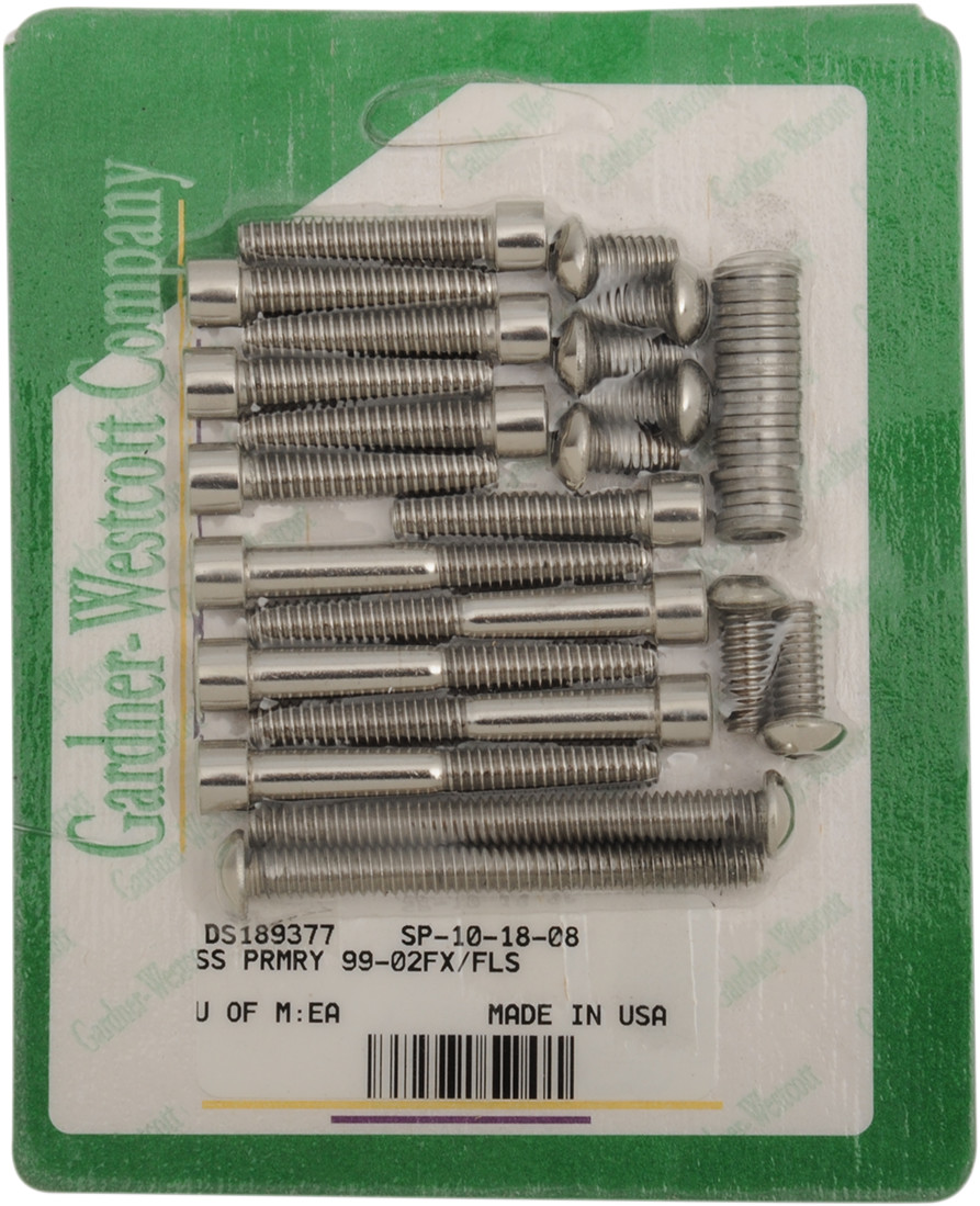 GARDNER-WESTCOTT Primary Cover Bolt Kit