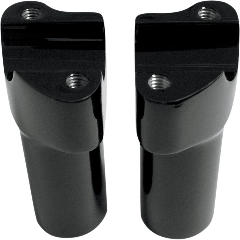 Drag specialties Buffalo Billet Aluminum Handlebar Risers - 3" - Black