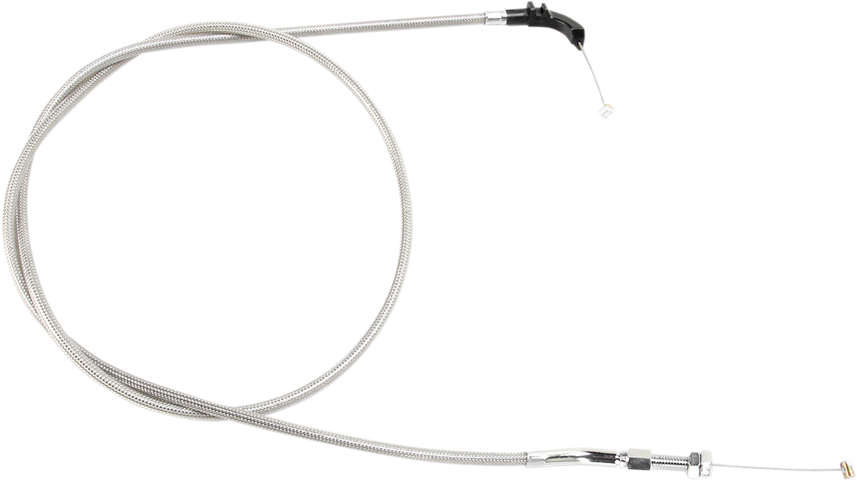 MOTION PRO Armor Coat Stainless Steel Throttle/Idle Cable for Cruisers