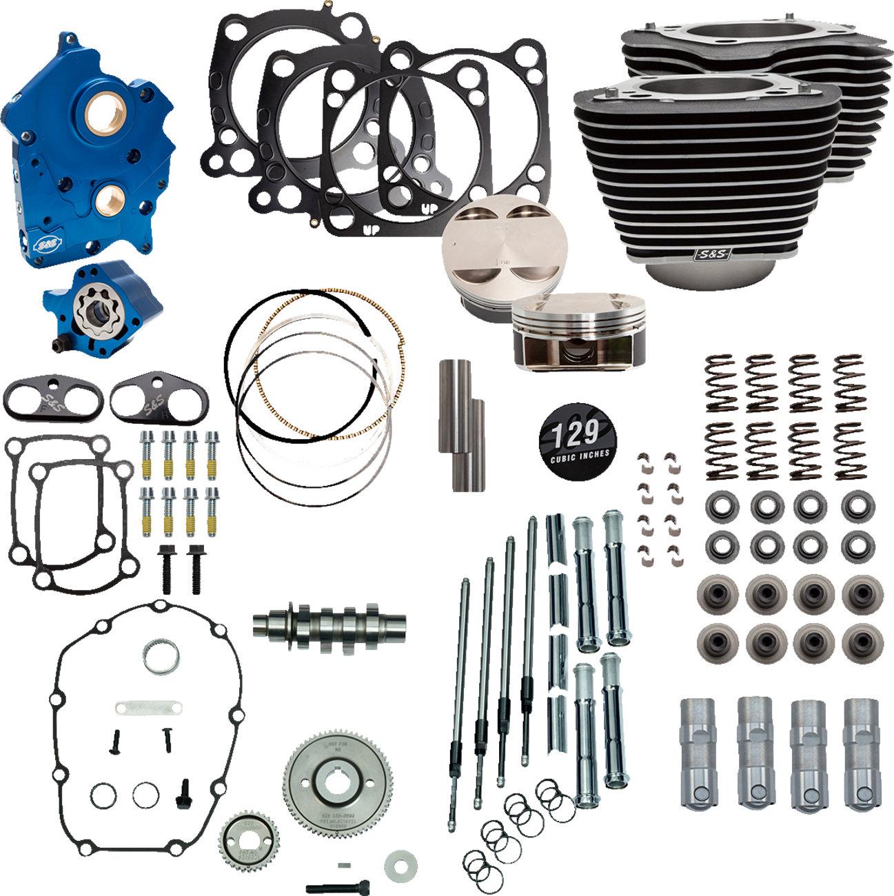 S&S CYCLE 129" Power Package Engine Performance Kit
