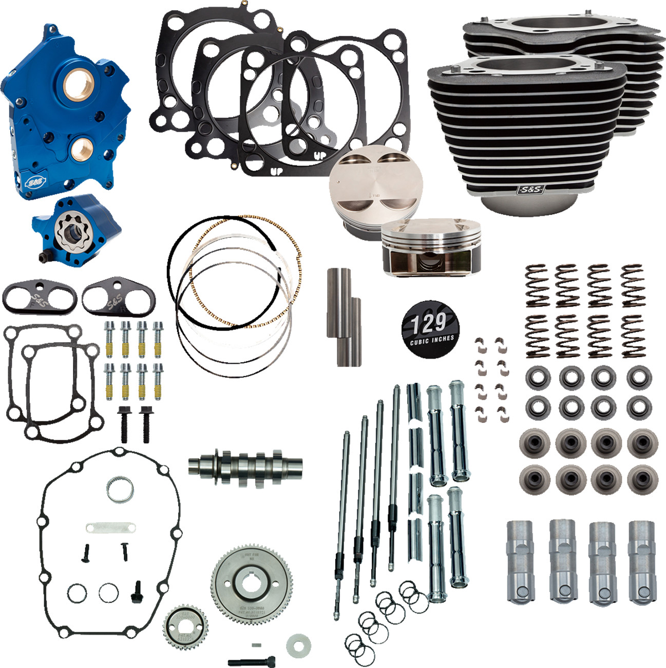 S&S CYCLE 129" Power Package Engine Performance Kit