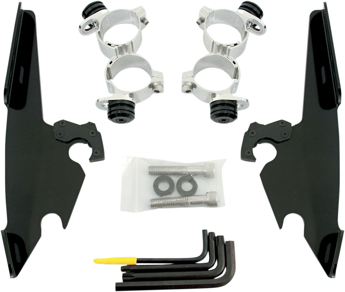 MEMPHIS SHADES Fats/Slim Windshield Trigger-Lock Complete Mount Kit