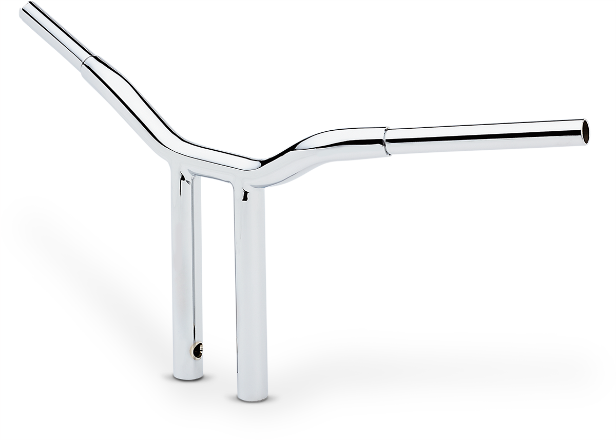 La choppers Kage Fighter Welded Straight-Riser Handlebar - One Piece - 12" - Chrome