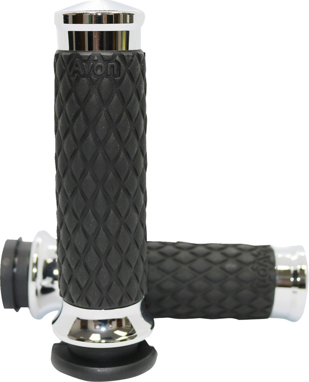 Avon Diamond Contour Smooth Grips For Harley With Dual Cable Throttle