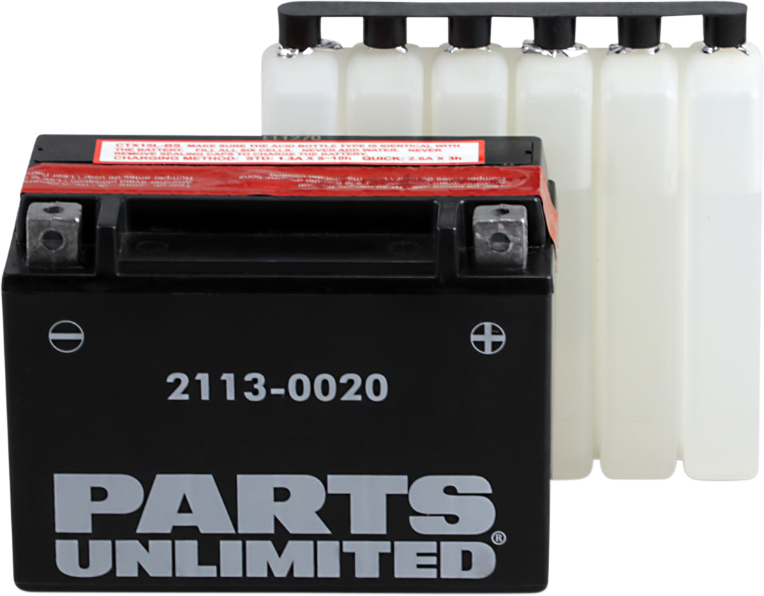 Parts unlimited AGM Battery - YTX15L-BS .66 L Moto Guzzi