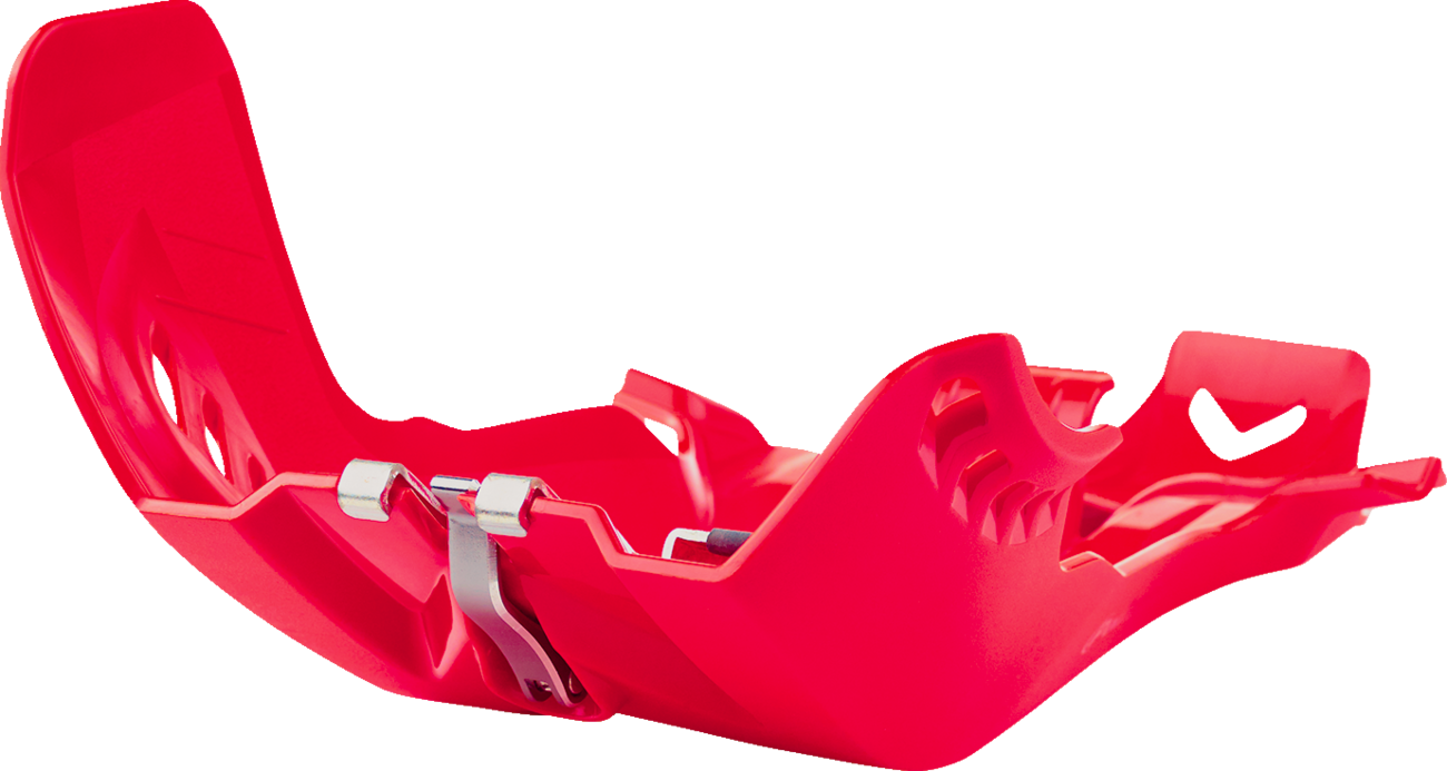 Polisport Fortress Skid Plate - Red - Gas Gas - EC 250/300