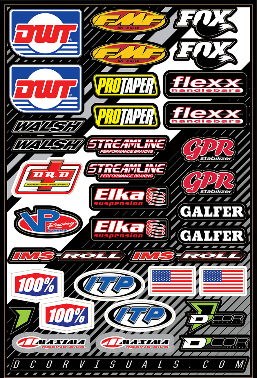 D'COR VISUALS Decal Sheet