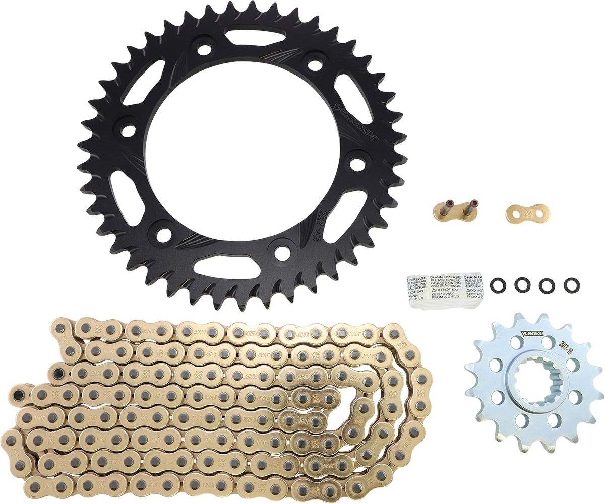 VORTEX SSA Super Street Aluminum Chain and Sprocket Kit