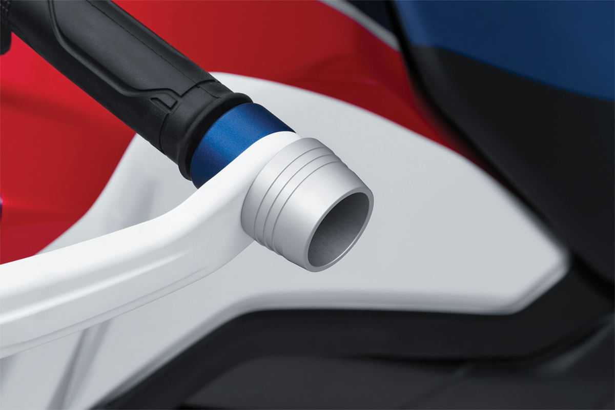 Kuryakyn Lodestar Handlebar Sliders - Africa Twin - Silver 2016-2019 Honda CRF1000L Africa Twin DCT / 2018-2019 Honda CRF1000L2 Africa Twin Adventure Sports