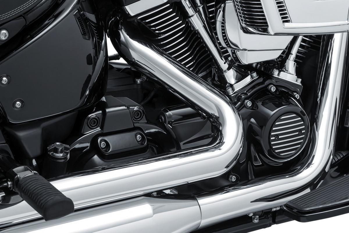 Kuryakyn 6461 Black Precision Oil Line Cover for 1819 Harley Davidson