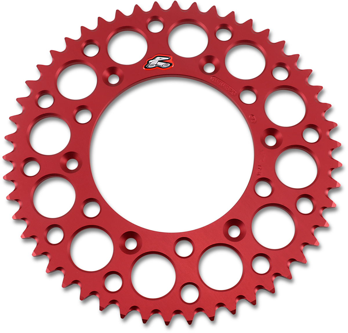 Renthal Rear Sprocket - Aluminum - 49 Tooth - Red - Honda 49T