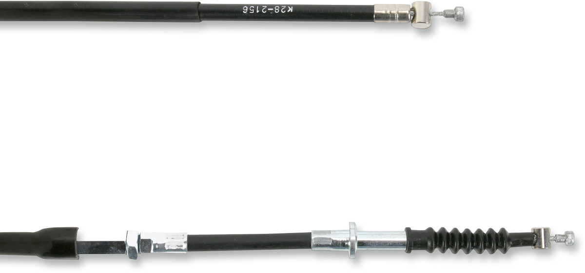 Parts unlimited Black Vinyl Clutch Cable - Kawasaki
