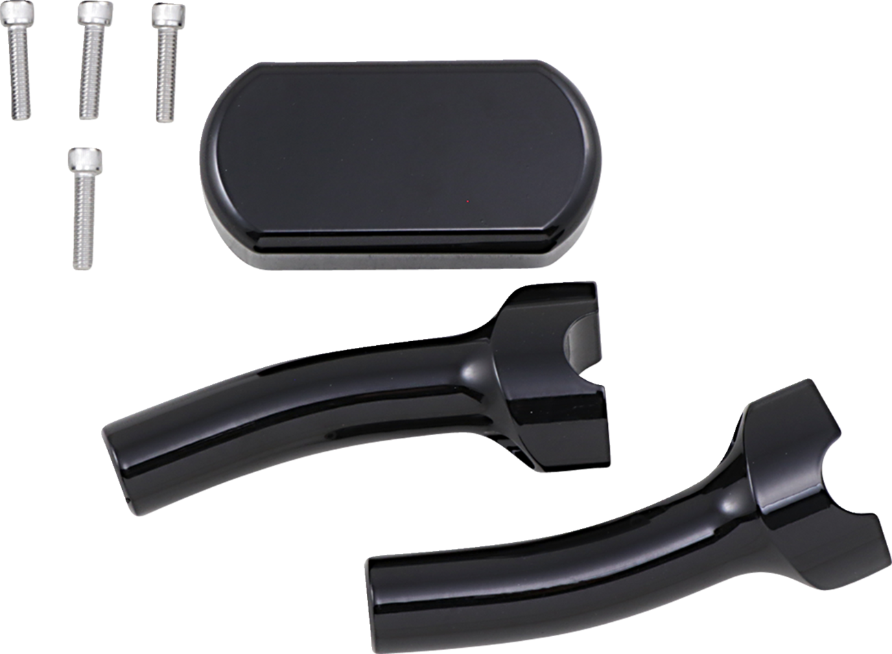 LA CHOPPERS Solid Handlebar Riser & Top Clamp Kit