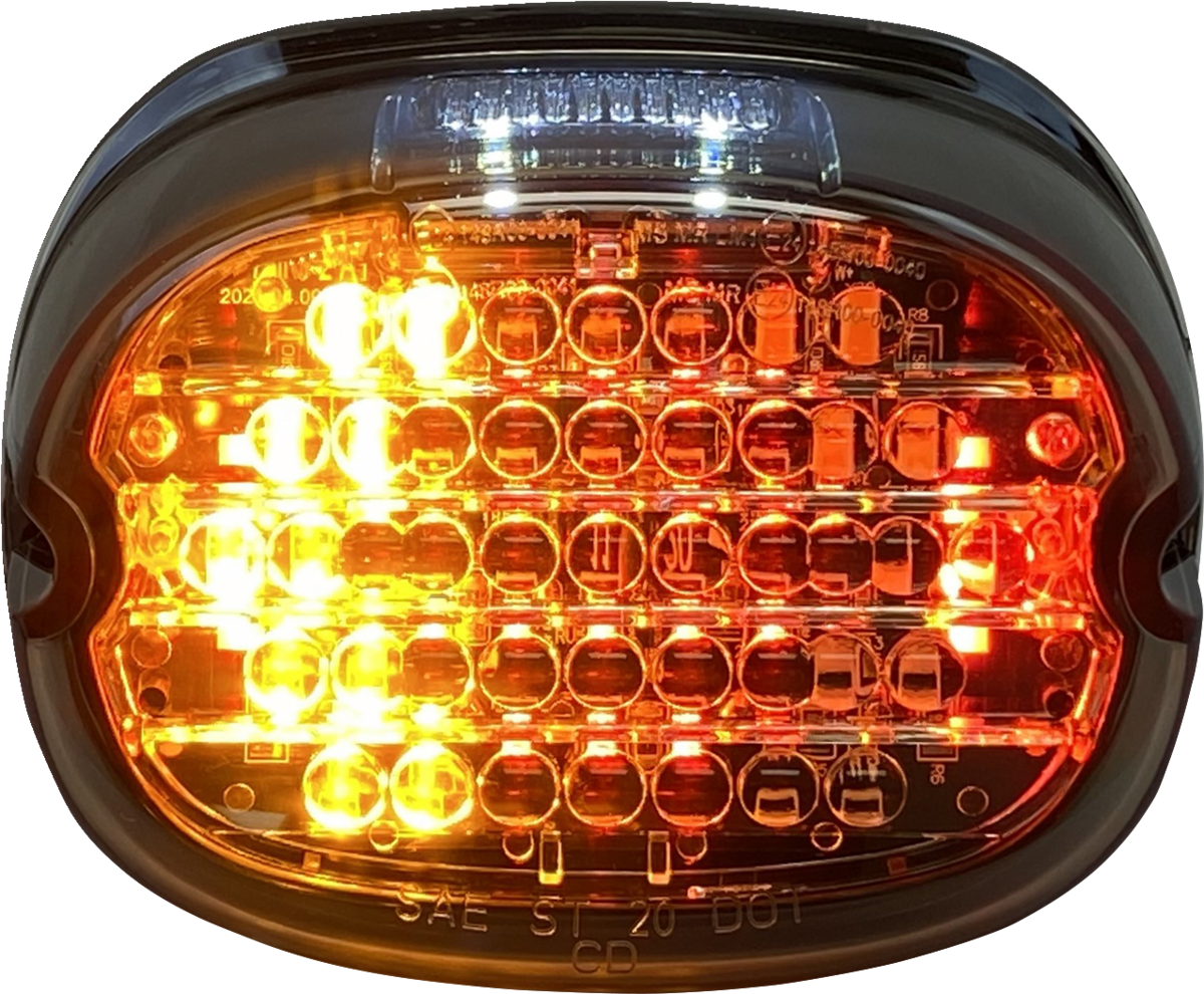 Custom Dynamics Low Profile LED Taillight With Turn Signals For Harley