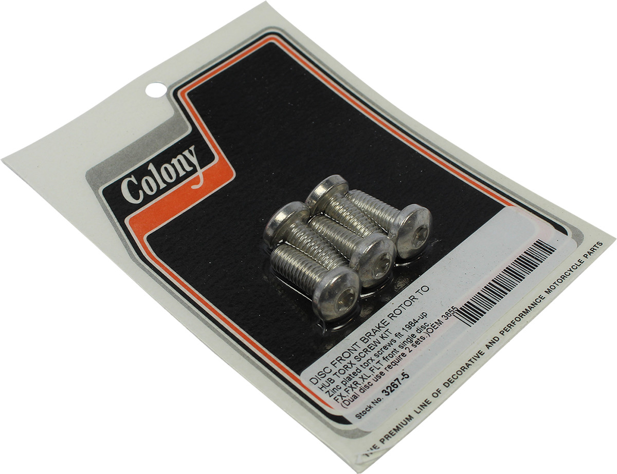 COLONY Front Brake Rotor Torx Bolt Kit