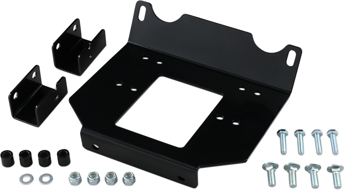 Moose Utility UTV Black Front Winch Mount Kit for 14-18 Polaris RZR 1000 900