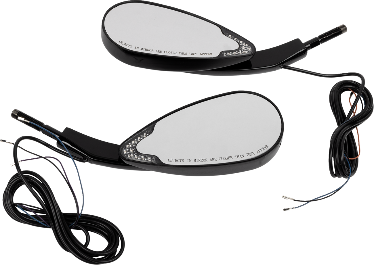 Custom Dynamics LED Turn Signal Mirrors For Harley